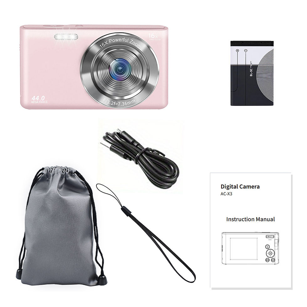 Thumbnail: 4k Digital kamera 44 Megapixel HD Travel Selfie Kamera 16x Zoom Kompakt kamera 