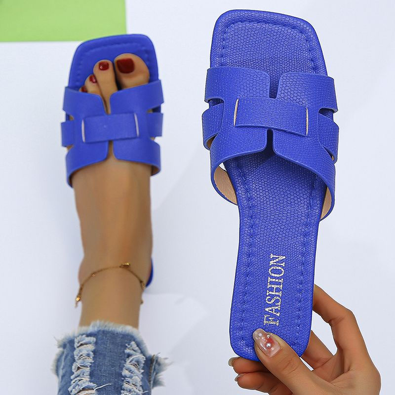 Thumbnail: Summer Slippers Women Flat Luxury Outdoor Beach Flip Flops Female Sandals