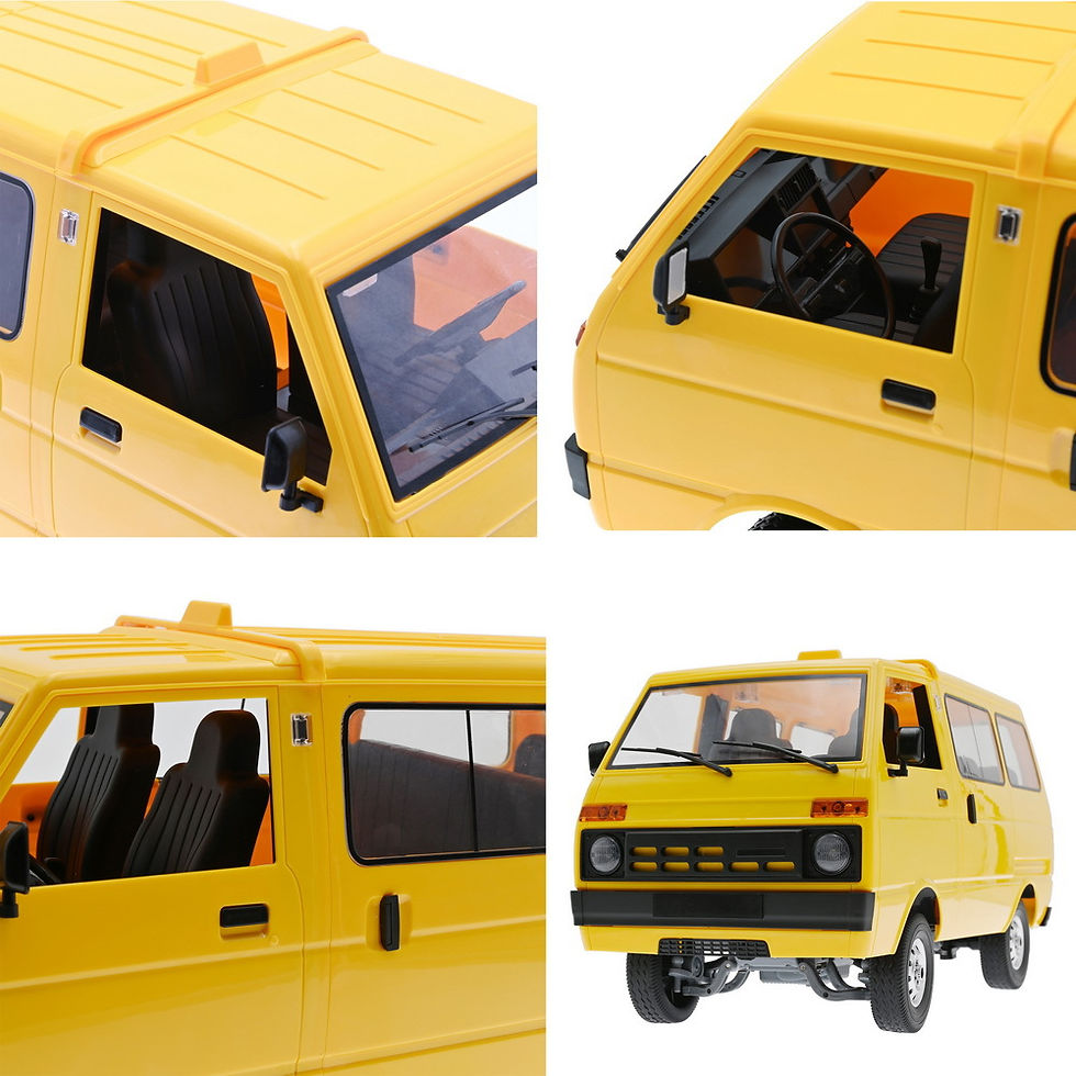 Thumbnail: Wpl d42 rc Auto 1/10 2,4g 2wd Simulation Drift Truck führte Fernbedienung Offro