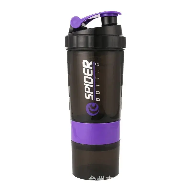 Miniaturbild: 3 Layer Shaker Bottle Protein Mixing Cup 550ml with Medicine Box