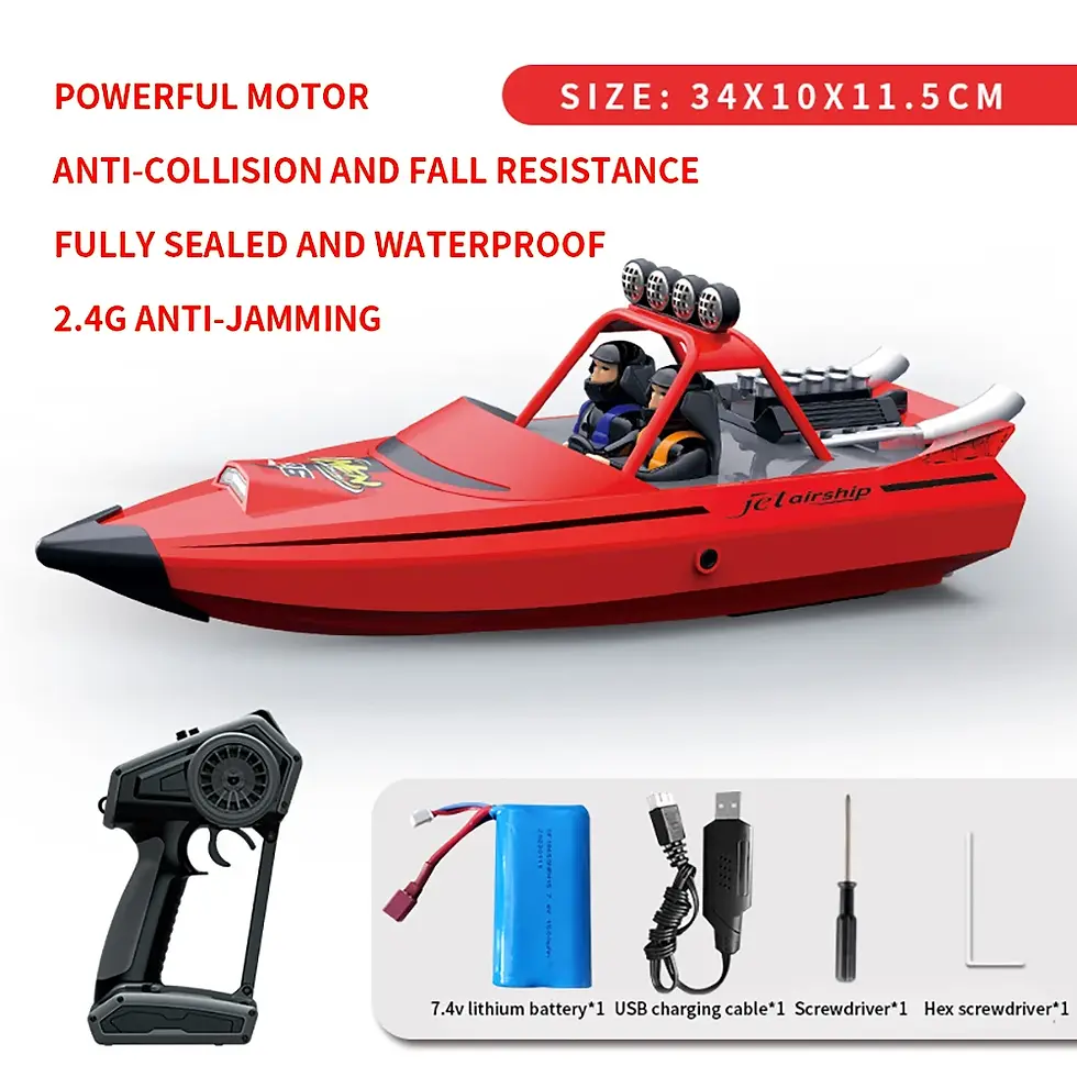 Miniaturbild: 2,4 GHz Ty725 RC Turbos trahl pumpe Hoch geschwindigkeit fernbedienung Jet Boot