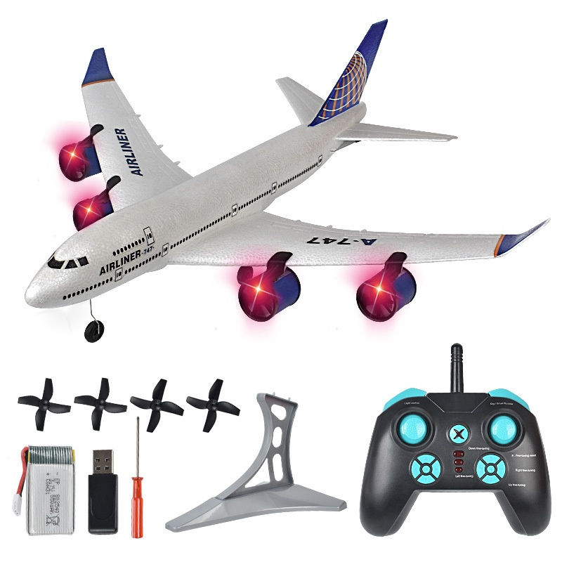 Miniaturbild: Fern gesteuertes Flugzeug a380 Flugzeug Boeing 747 Starr flügel Schaum Flugzeug