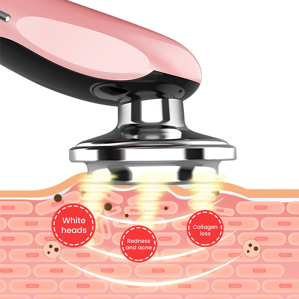 Thumbnail: 7 in 1 Facelifting-Geräte Hauts traffung führte Lichttherapie Haut verjüngung M