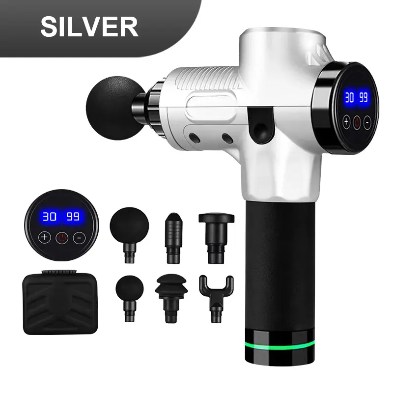 Thumbnail: Elektrische Massage pistole 24V LCD-Display 30-Gang-Tiefengewebe Percussion Mus