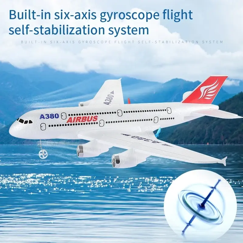 Miniaturbild: Airbus A380 RC Flugzeug Boeing 2,4 RC Flugzeug fern gesteuertes Flugzeug g Star