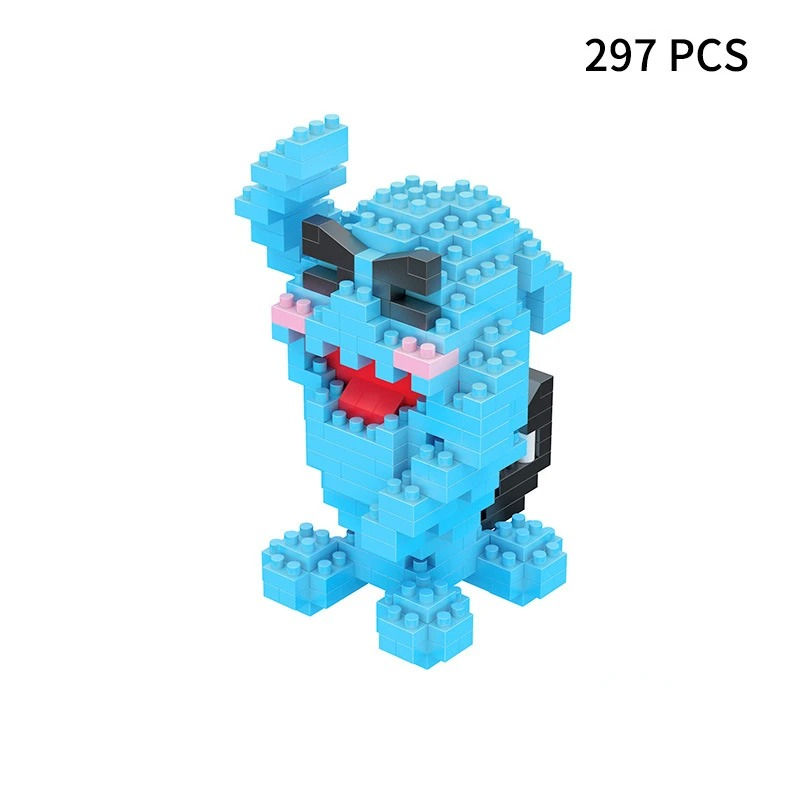 Thumbnail: Building Blocks Assembly Anime Picachu Charizard Doll Blastoise Bulbasaur Genga