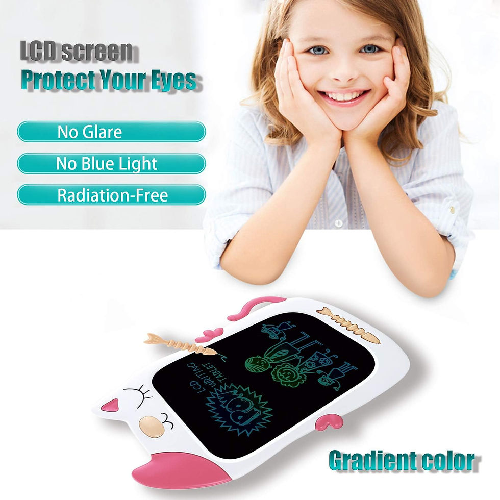 Thumbnail: GJZZ Drawing Doodle Board Toys for 3 4 5 6 7 Year Old Girls Boys Gifts, LCD Wri