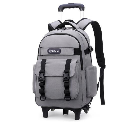 Thumbnail: ZIRANYU Kinder Schule Trolley Rucksäcke Tasche Roll rucksack taschen für jungen