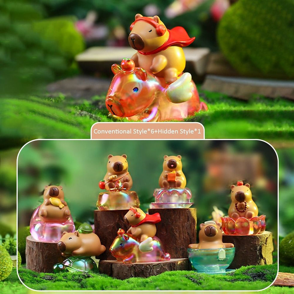 Thumbnail: Kawaii Capybara Blind Box Multicolor Action Figures Kapibara Toys Capybara Orna