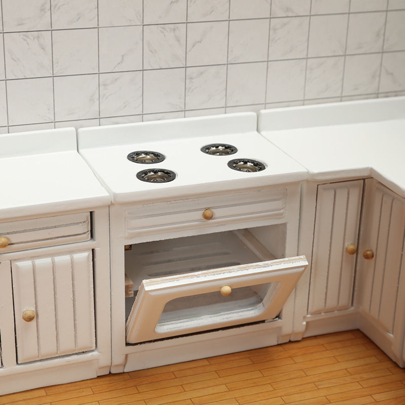 Miniaturbild: 1:12 mini doll house kitchen past home cabinet miniature food play model cookin