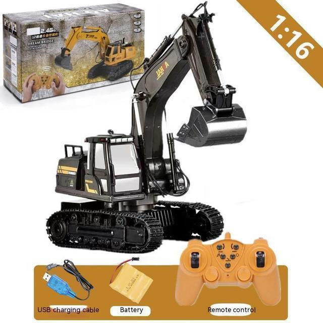 Thumbnail: RC Legierung Engineering Fahrzeug Lenkrad Fernbedienung Muldenkipper Kran Misch