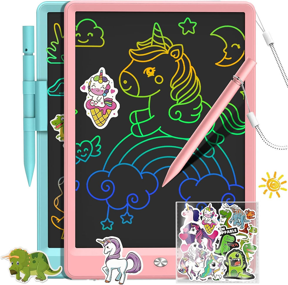 Miniaturbild: FLUESTON LCD Writing Tablet, Doodle Board Toys Gifts for 3-8 Year Old Girls Boy
