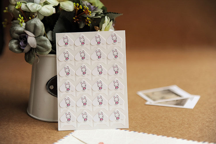 Thumbnail: 24 Pcs DIY Cute Animals Corner Paper Stickers for Photo Albums Scrapbooking