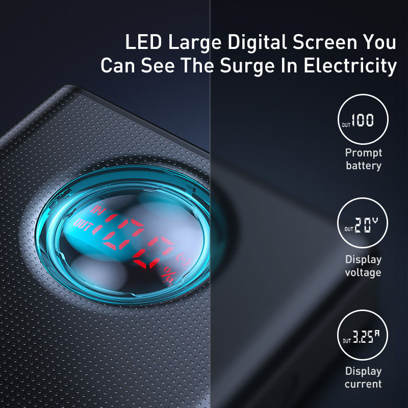 Miniaturbild: Baseus 65W 30000mAh PD Quick Charge Power Bank