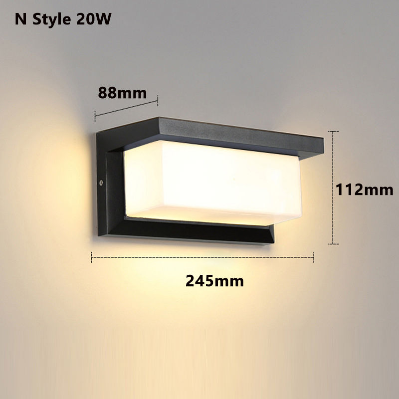 Thumbnail: Led Outdoor Wand Licht Wasserdichte IP65 Motion Sensor Led Outdoor Beleuchtung 
