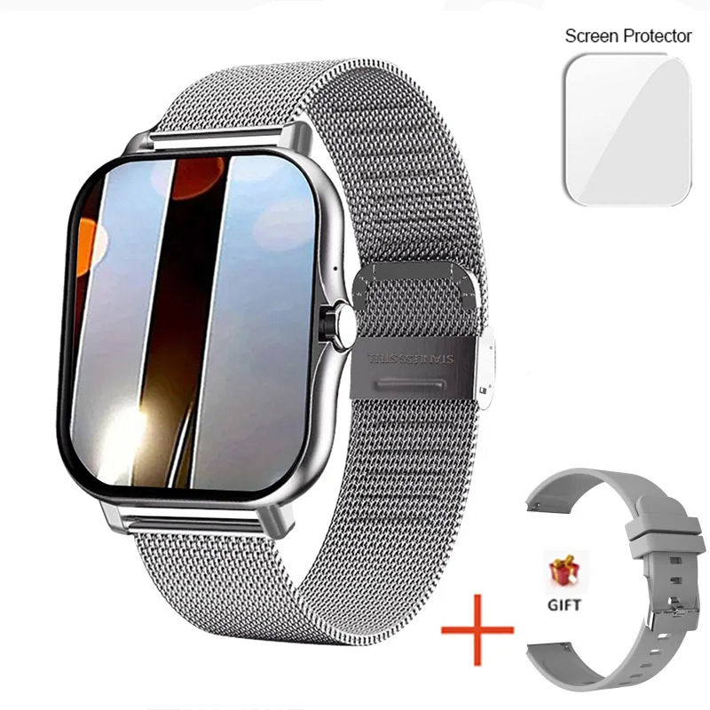Miniaturbild: 2023 neue Bluetooth-Antwort Anruf Smartwatch Männer Touch Call Fitness Tracker 