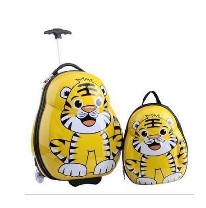 Thumbnail: Kinder Reise Trolley koffer Trolley tasche auf rädern Cartoon rucksack Kid whee