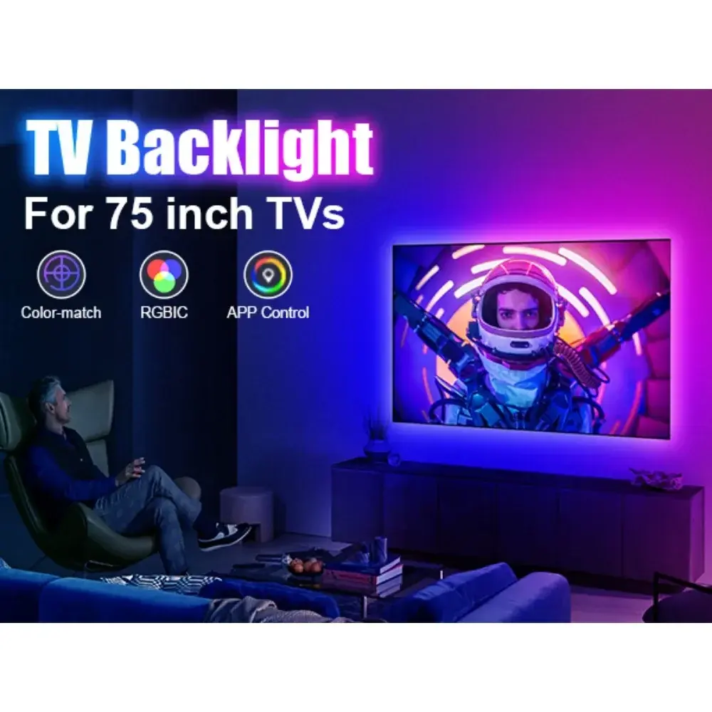 Musikvideo Breitbild-Film modus 35-77 ''HDMI TV LED Hintergrund beleuchtung Syn