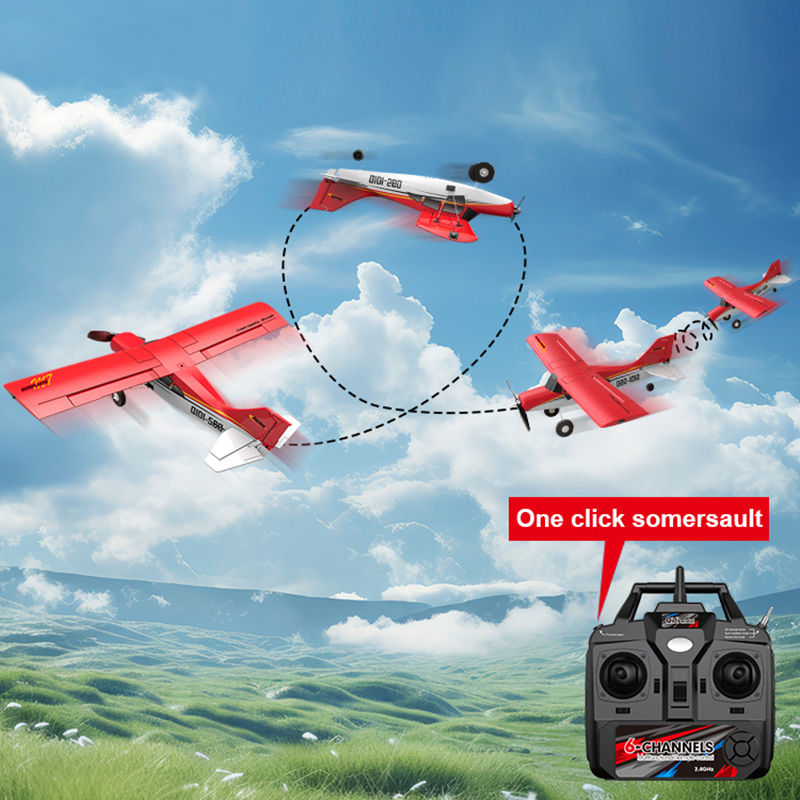 Thumbnail: Qidi560 rc flugzeug moore m7 offroad 4ch fern gesteuertes flugzeug bürstenloses