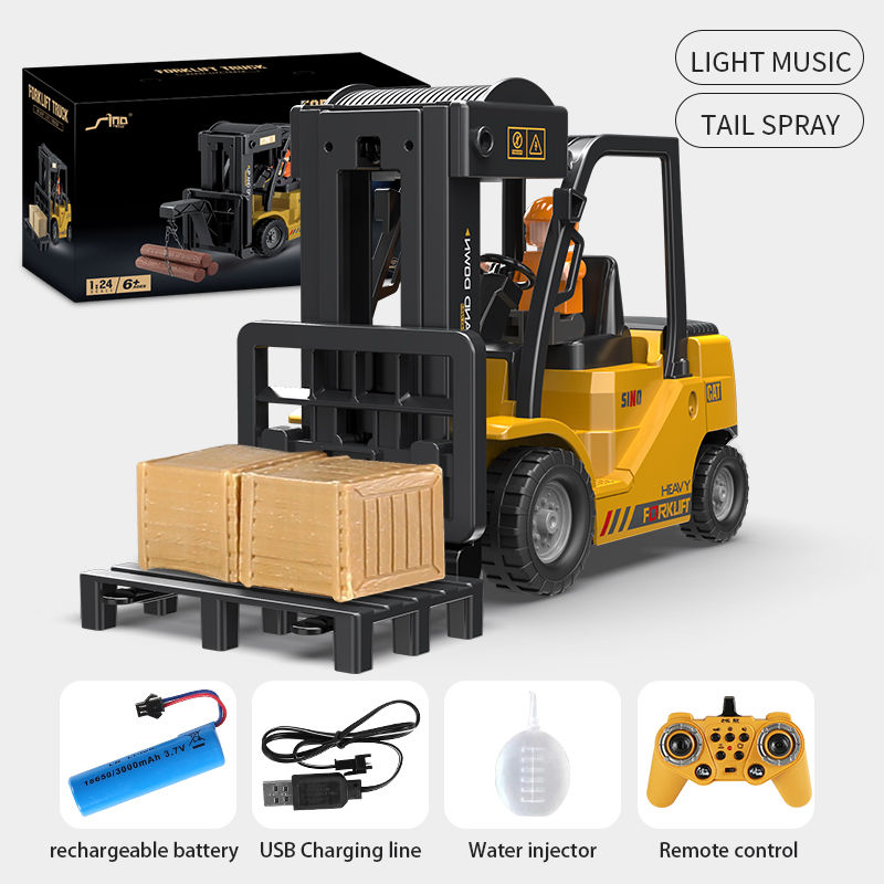 Thumbnail: 2,4 Ghz Fernbedienung Auto Rc Gabelstapler Lkw Engineering Fahrzeuge Krane Heb-