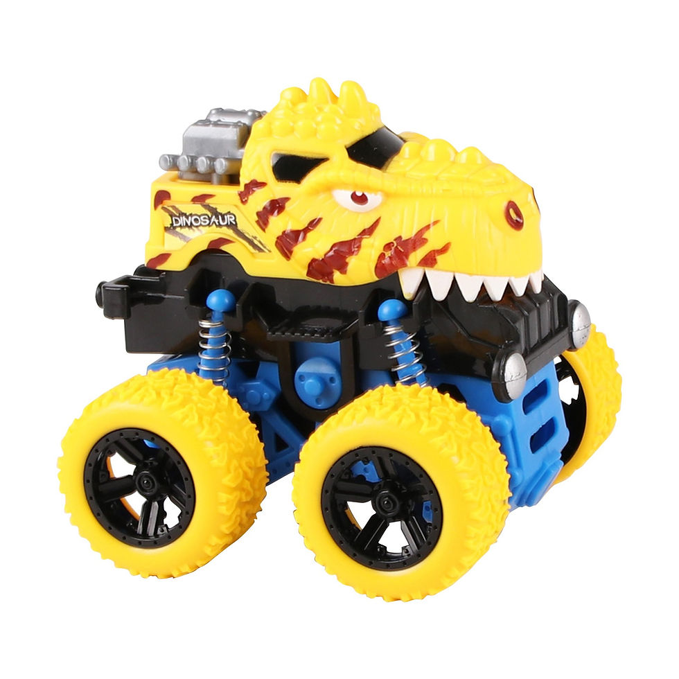 Thumbnail: Dinosaurier Auto Modell Kinderspiel zeug Puzzle Trägheit Auto Trägheit Allradan