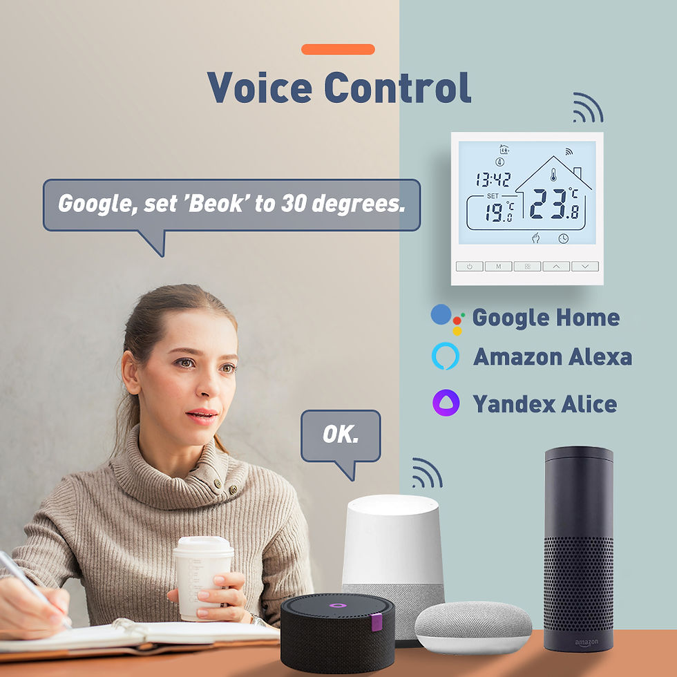 Miniaturbild: Beok Tuya Smart Home WIFI Boden Thermostat mit Alexa Yandex Google Steuerung Wa
