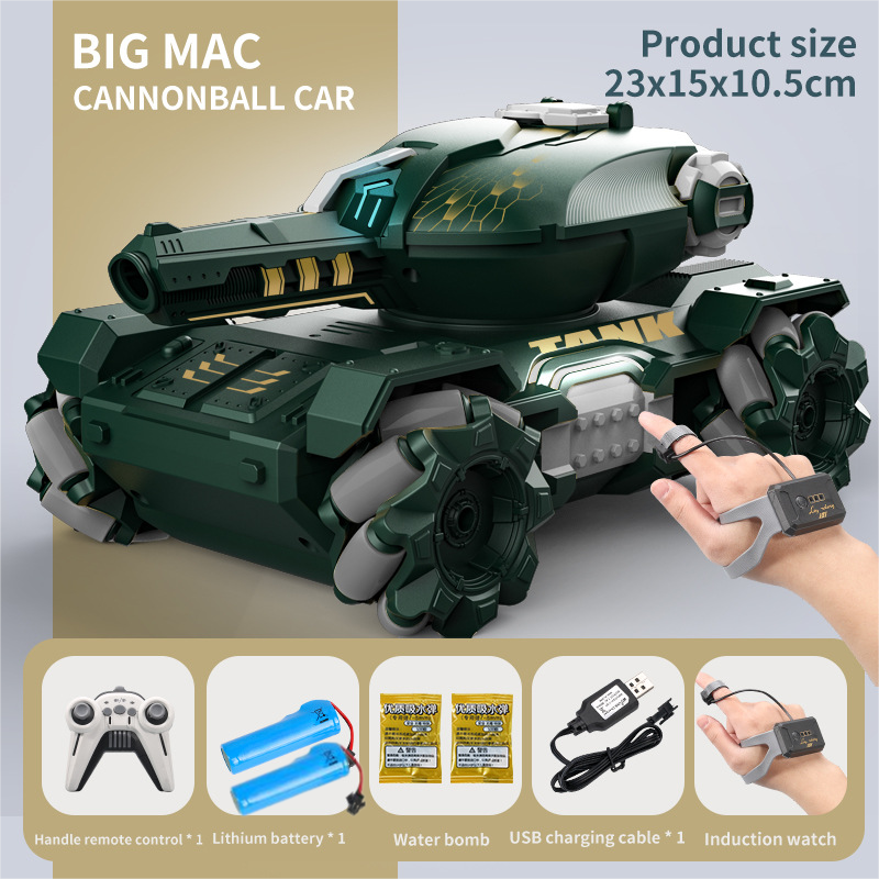 Thumbnail: RC Tanks 2,4g Dual-Control-Modus gepanzertes Fahrzeug Hochgeschwindigkeits-Wass