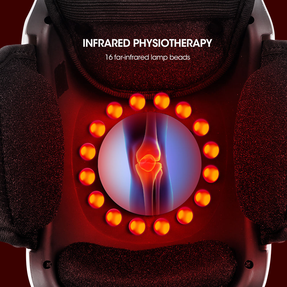 Knie massage gerät für Gelenk elektrisch beheizte Physiotherapie Knie polster W