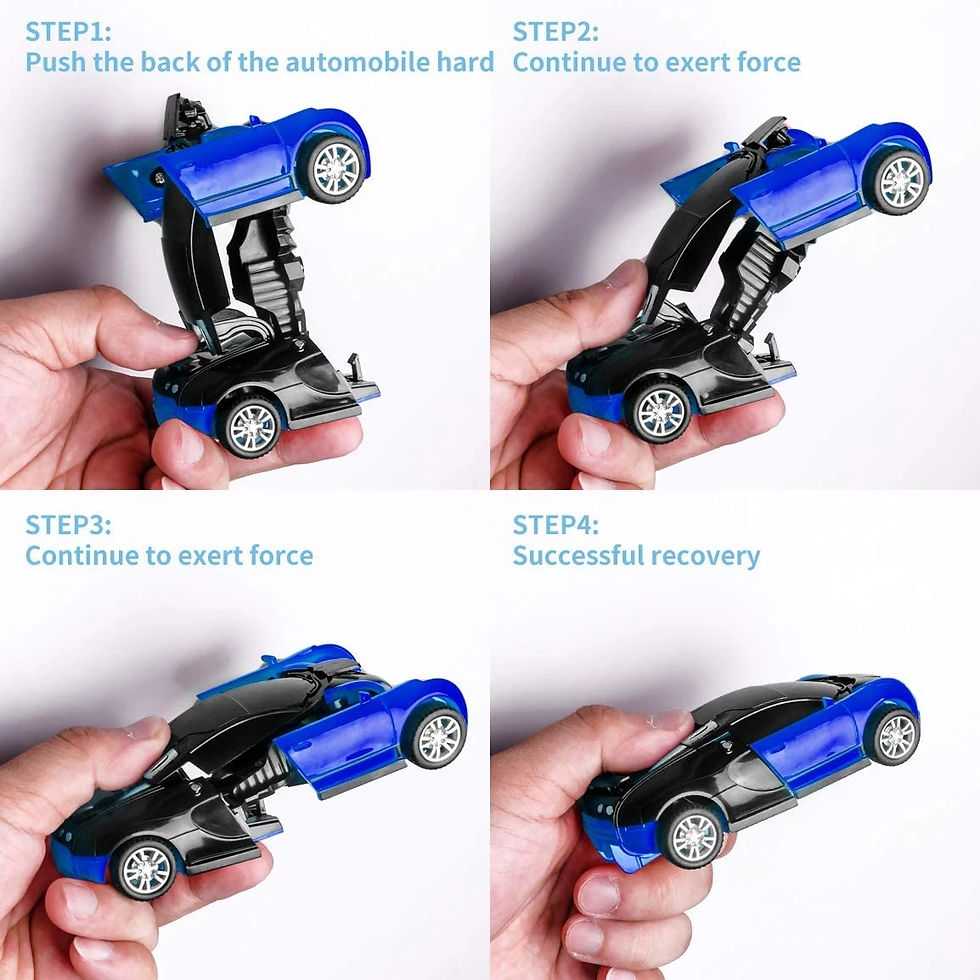 Thumbnail: Mini 2 in 1 Auto Spielzeug Ein-Schlüssel-Verformung Auto Spielzeug automatische