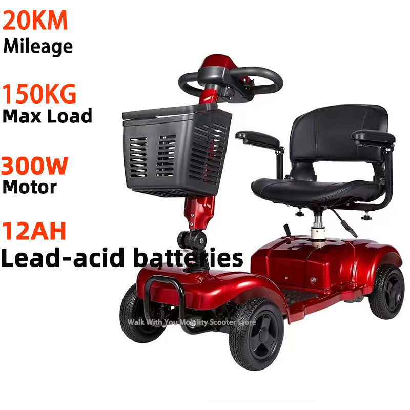 Miniaturbild: Neuer zusammen klappbarer Elektro roller für ältere und behinderte Armlehnen si