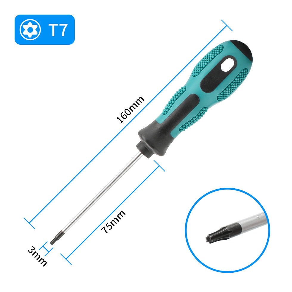Miniaturbild: Magnetischer Torx-Schrauben dreher setzt Präzision t5 t6 t7 t8 t9 t10 t15 t20 t