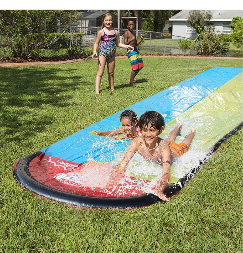 Miniaturbild: Inflatable Lawn Water Slide for Kids Summer Outdoor Games Backyard Waterslide S