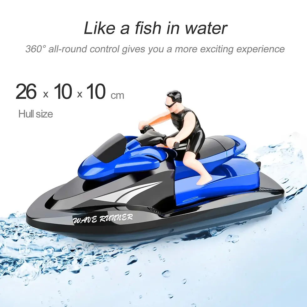 Thumbnail: RC Boot 2,4g fern gesteuertes Motorboot Wasser Schnellboot Yacht Luftschiff RC 