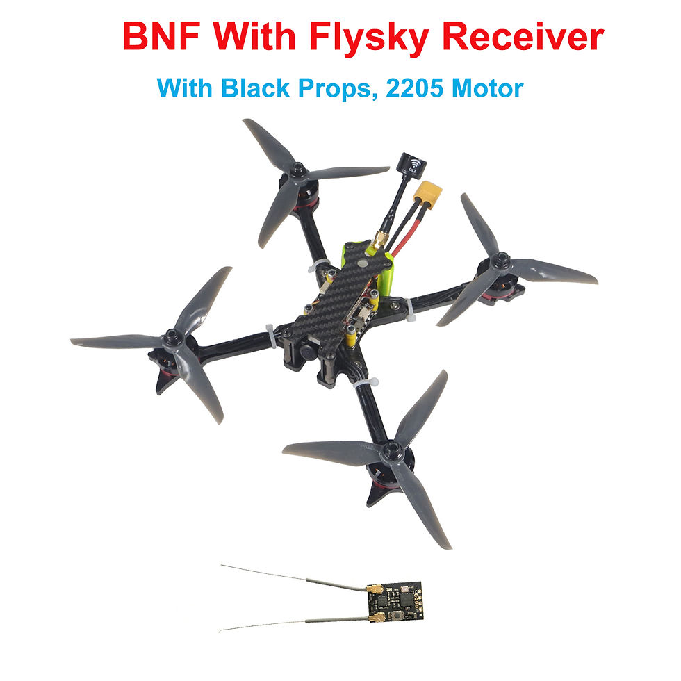 Thumbnail: Diy f215 5 Zoll 3-4s rc fpv Renn drohne elrs rx 2,4 ghz eingebautes osd bett li