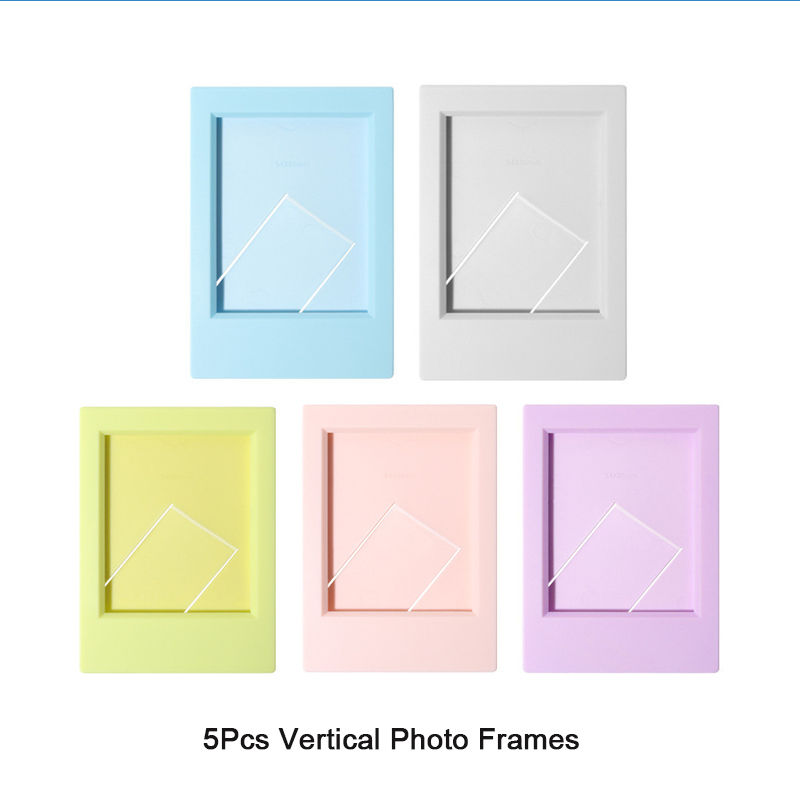 Thumbnail: 3 Inch Color Standing Photo Frame 1/2/5Pcs For Fujifilm Instant Camera Mini 12 