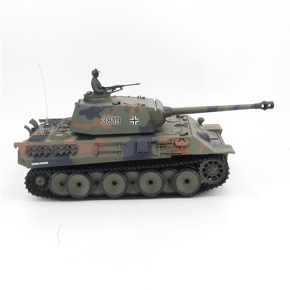 Thumbnail: Henglong 1:16 200-1 3819 große deutsche Leoparden kampf Fernbedienung Tank BB K