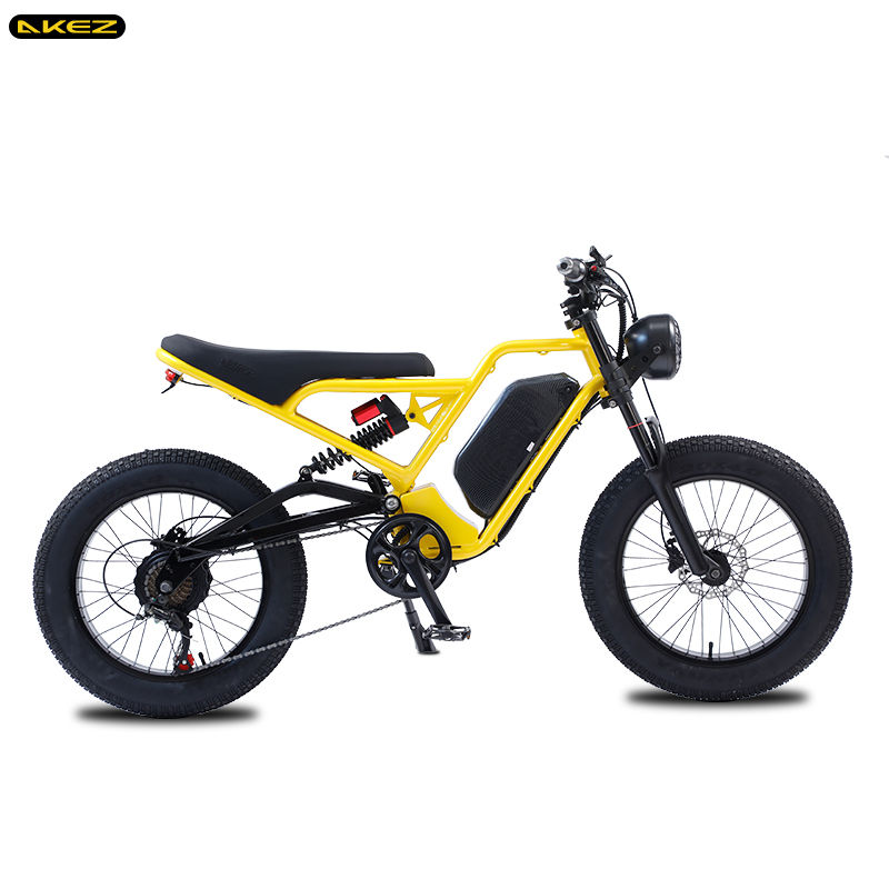 Miniaturbild: Akez Elektro fahrrad 18ah 1500w 48v Erwachsenen Mountainbike 20 Zoll Mountain M