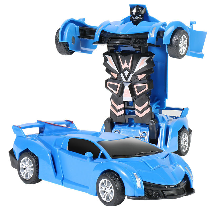 Thumbnail: Transforming Fahrzeug Auto Auswirkungen Kollision Spielzeug Eine Taste Trägheit
