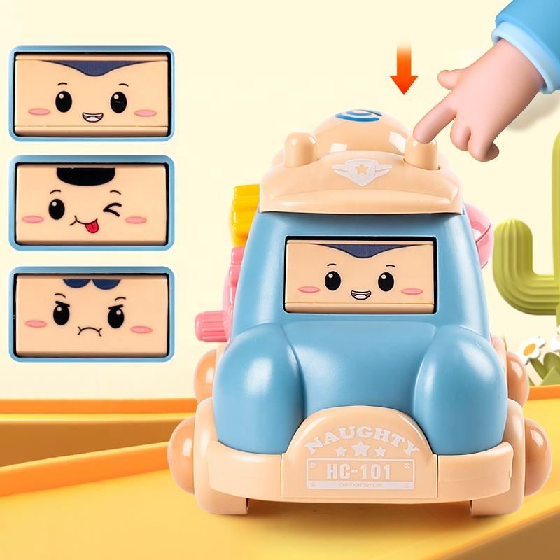 Thumbnail: 1pc kreative leuchtende Musik geschichte Kinder Auto Spielzeug Maschine Cartoon
