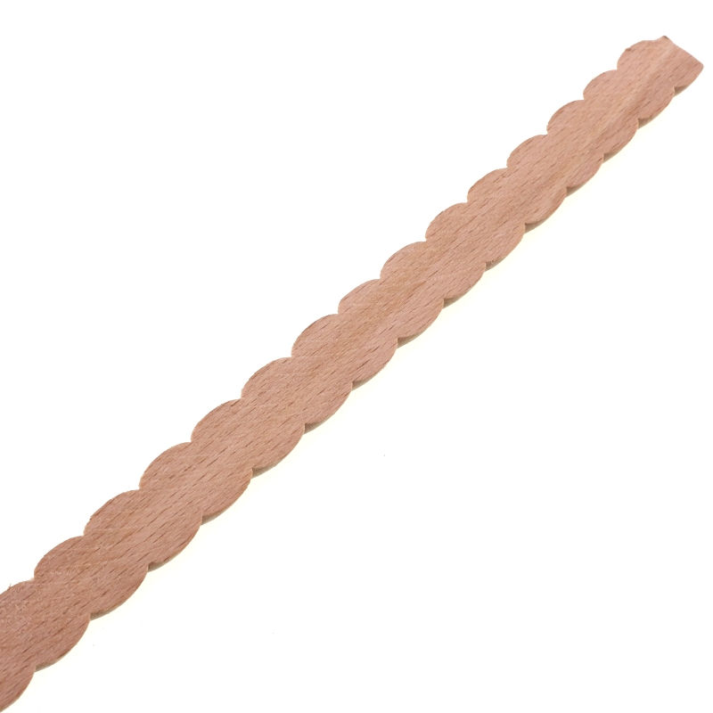 Miniaturbild: RUNBAZEF Wooden Carved Twist Lines Style Decorative Indoor Door Accessories