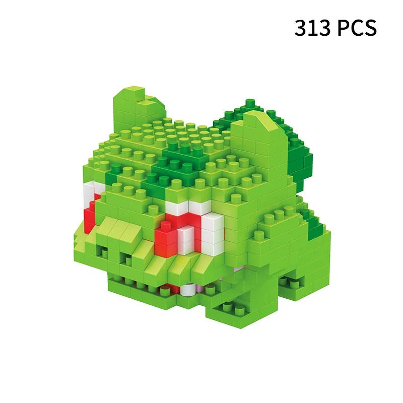 Thumbnail: Building Blocks Assembly Anime Picachu Charizard Doll Blastoise Bulbasaur Genga