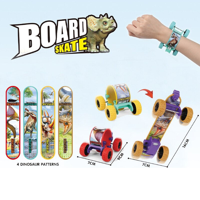 Thumbnail: Klatschen klatschen armband glühen Rückstoß Skateboard Dinosaurier Graffiti kre