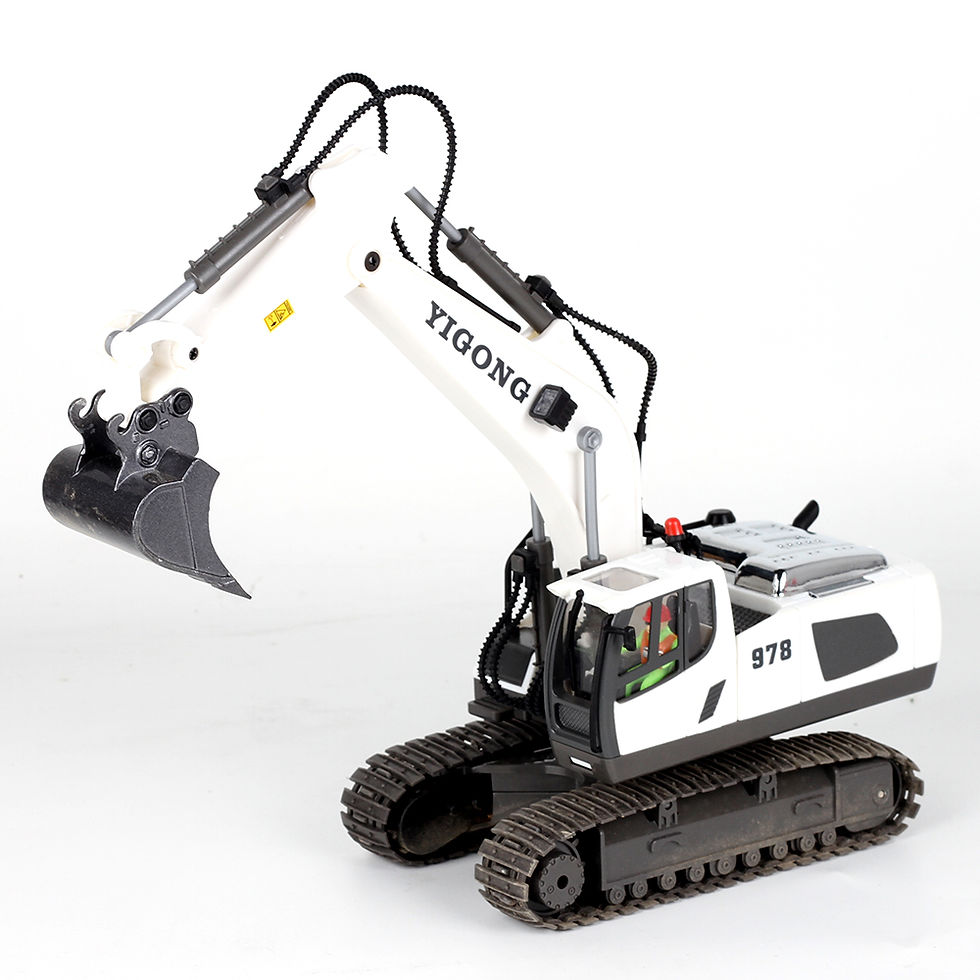 Thumbnail: 11CH Drahtlose RC Bagger Legierung Haken Maschine 1:20 Simulation Kind Elektris