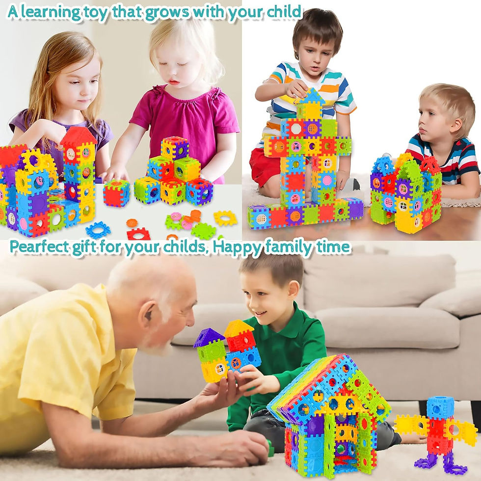 Thumbnail: Building Blocks for Toddlers & Kids 180 Pcs Toy Building Sets – STEM Building T