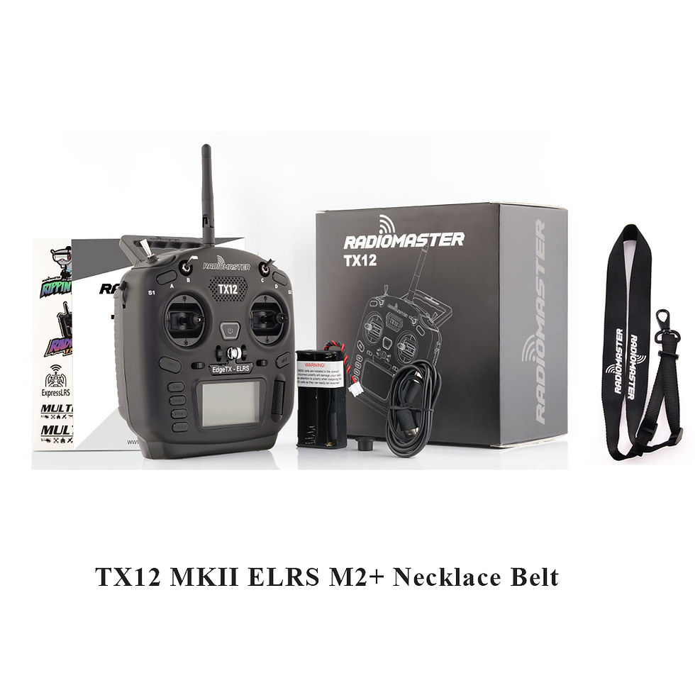 Thumbnail: RadioMaster TX12 MKII 16ch Halle Gimbals Unterstützung OPENTX und EDGETX Fernbe