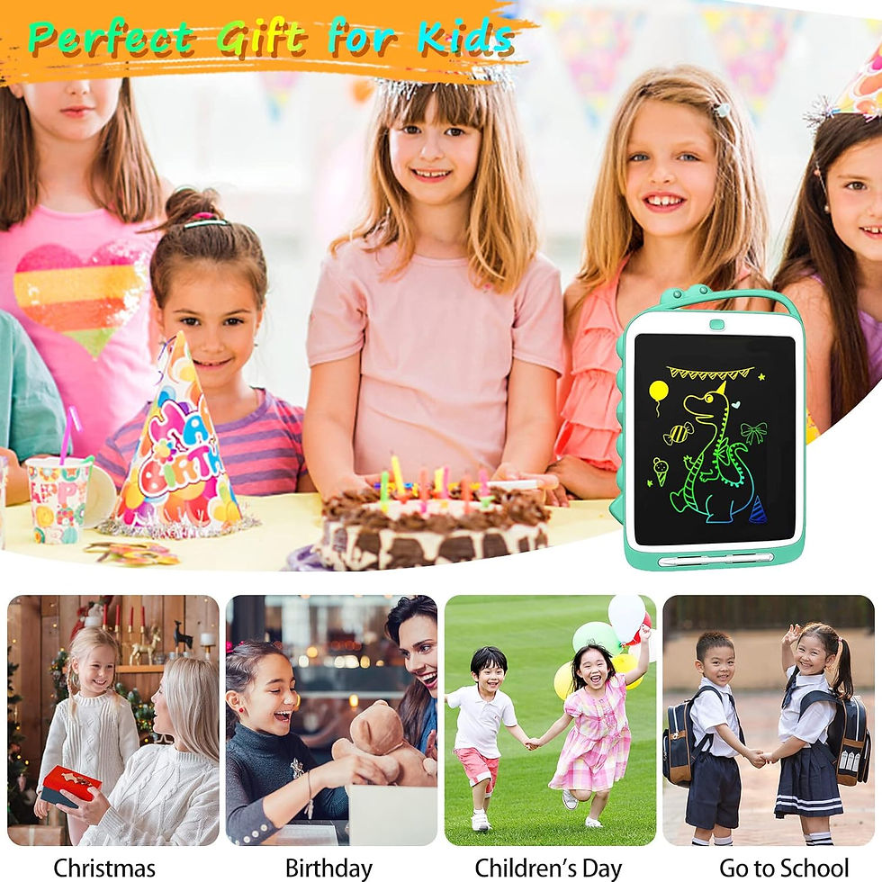 Thumbnail: LCD Writing Tablet for Kids, 12.5 inch Reusable Doodle Board Electronic Drawing