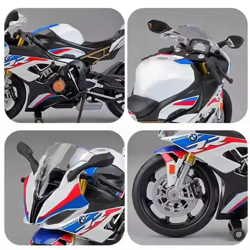 Thumbnail: 1/12 bmw s1000rr motorrad spielzeug 1:12 rmz stadt druckguss metall rennmodell 