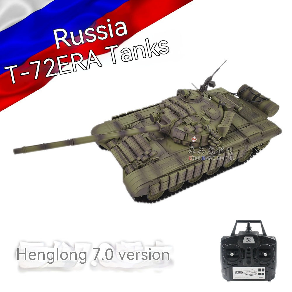 Henglong russische T-72 Fernbedienung Haupt schlacht Offroad-Panzer Groß kampf 