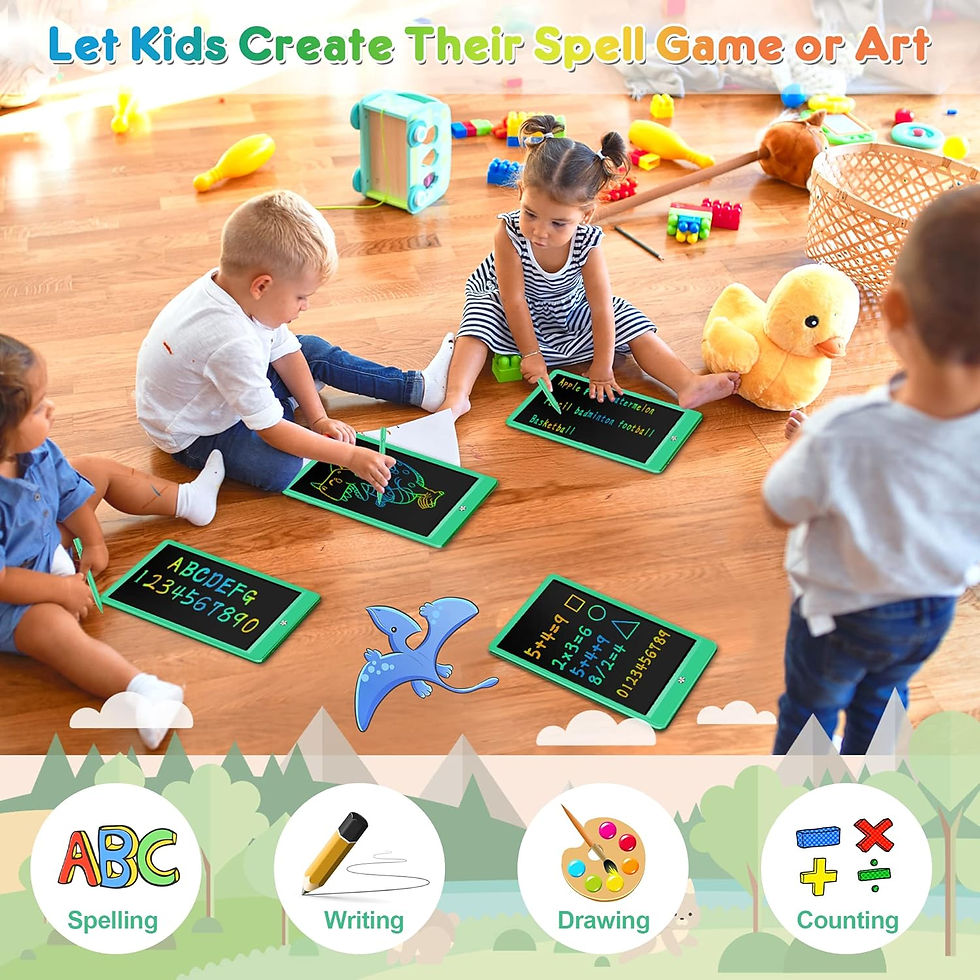 Miniaturbild: FLUESTON LCD Writing Tablet, Doodle Board Toys Gifts for 3-8 Year Old Girls Boy