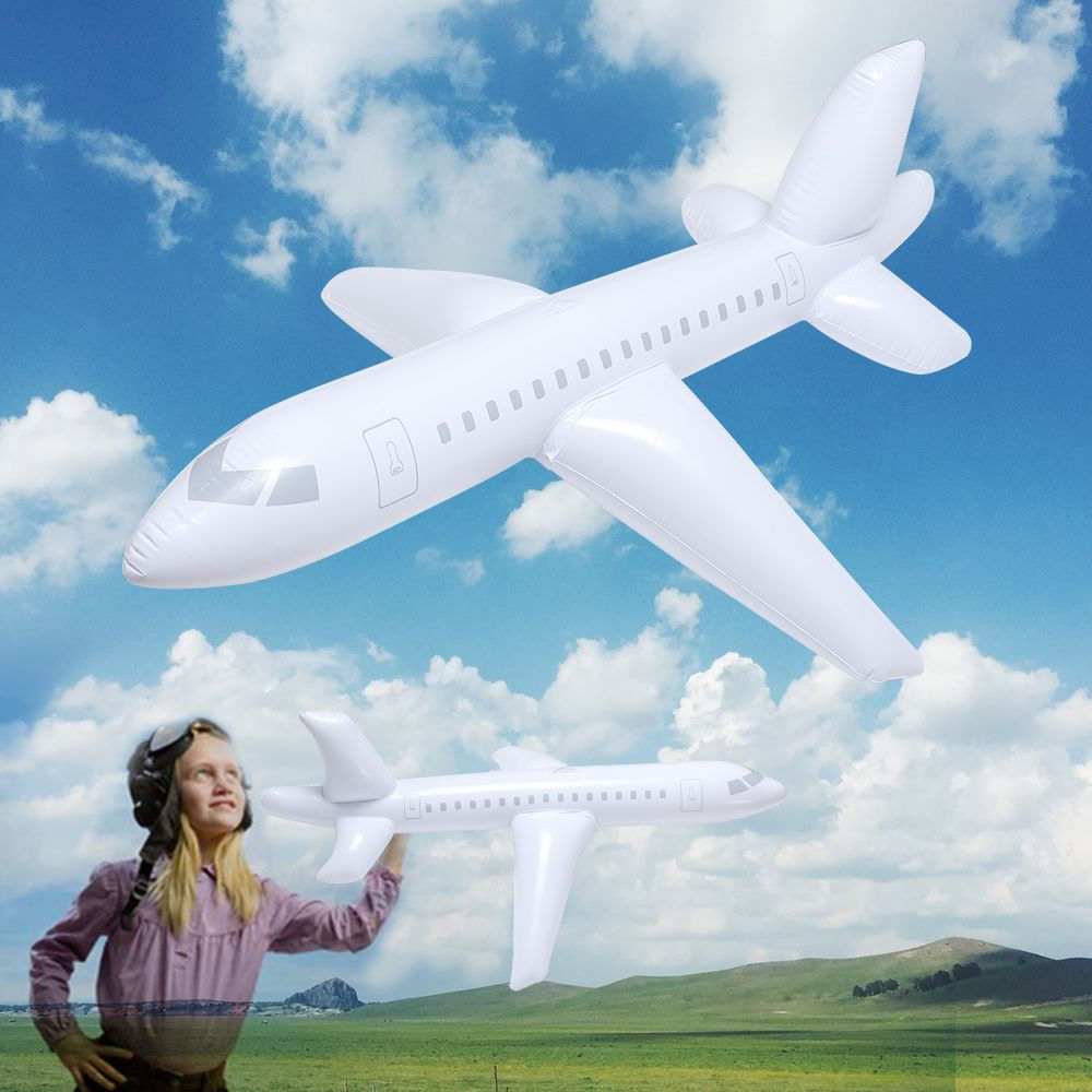 100cm Classic Toy inflatable Airplane Float Airplane Ball with Inflatable Tube 